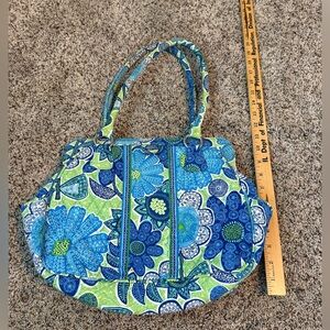 Vera Bradley Medium Retired Print (Doodle Daisy) Satchel Shoulder Bag